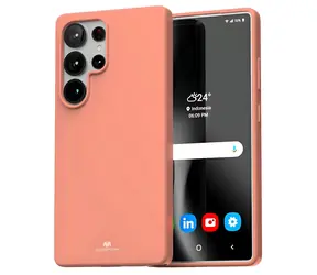 Mercury Soft Samsung Galaxy S25 Ultra pink / Pouzdro / TPU / Matný povrch