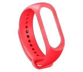 Beline řemínek pro Xiaomi Mi Band 3/4 červený / Náhradní náramek / Silikon