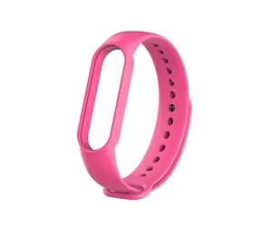 Beline Strap růžová / Náhradní řemínek / Xiaomi Mi Band 5, Mi Band 6 / Silikonový