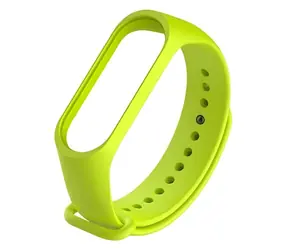 Beline Strap zelená / Náhradní řemínek / Xiaomi Mi Band 5, Mi Band 6 / Silikonový