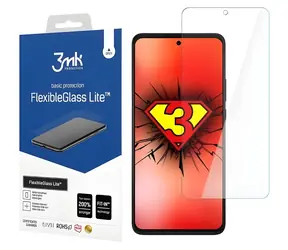 3MK FlexibleGlass Lite pro Motorola Edge 2022 / Hybridní sklo / tloušťka 0,16 mm / tvrdost 6H