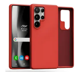 Mercury Silicone Case červená / Pouzdro / Silikonové / pro Samsung Galaxy S25 Ultra