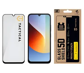 Tactical Glass Shield Privacy Stealth 5D Redmi A7 Pro černá / Ochranné sklo / pro Xiaomi Redmi A7 Pro