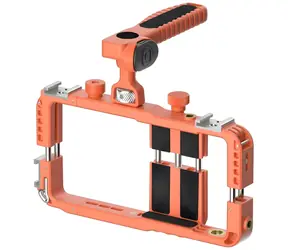4smarts Video rig s bezdrátovou spouští oranžová / Držák na telefon / Bezdrátová spoušť / šířka telefonu 58-85 mm