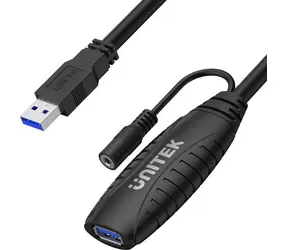 Unitek prodlužovací kabel USB 3.1 15 m / Prodlužovací kabel / se zesilovačem signálu / USB-A(M)-USB-A(F)