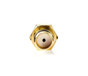 Nedis Adaptér RP-SMA(F) - SMA(F) zlatá / Adaptér / Pozlacené kontakty / 50 Ohm / 2 ks