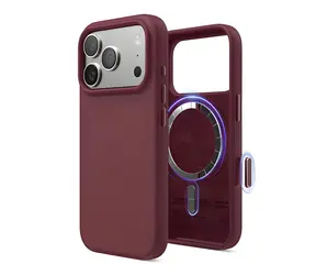 Elago Silicone Case MagSafe Camera Control Burgundy / Kryt / pro Apple iPhone 17 Pro Max / Silikon