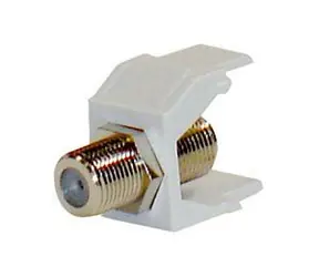 SCHRACK Keystone modul koaxiální F-F spojka / Keystone modul / 75 Ohm