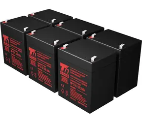 T6 Power RBC141 / Baterie pro UPS / Kit 6x 12V 5Ah / Náhrada za APC RBC141