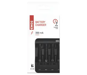 EMOS BCN-40 / Nabíječka baterií / AA/AAA / USB / 4 kanály
