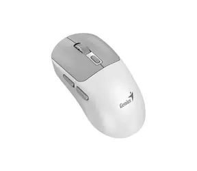 Genius NX-8260S BT bílo-šedá / Bezdrátová myš / optická / duální Bluetooth + 2,4 GHz / 2400 DPI / Copilot / 6 tlačítek