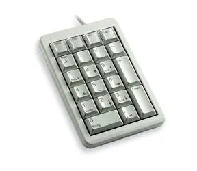 Cherry NumPad US layout šedá / Numerická klávesnice / USB / 21 kláves / 1,75 m