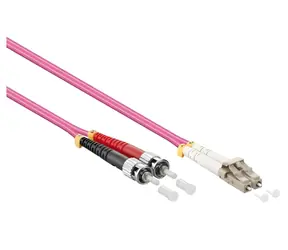 Mercodan optický patch kabel LC-ST OM4 (40400091) / Patch kabel / Multimode / Duplex