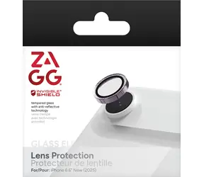 ZAGG InvisibleShield Premium Glass fialová třpytka / Ochranné sklo čoček / Apple iPhone 17 Air