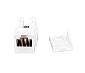 Schrack AMPARO Keystone modul RJ45 bílá / Keystone modul / UTP / Cat.6 / SFA
