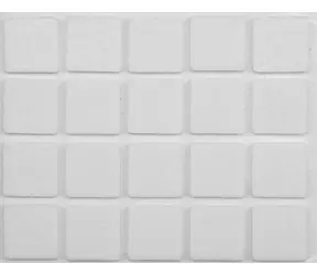 Vorel Podložka pod nábytek 20 x 20 mm / Podložka pod nábytek / Samolepicí / 20 x 20 mm