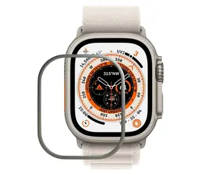 FIXED Rámeček pro Apple Watch Ultra 49mm přírodní titan / Rámeček / Nerezová ocel / Ochrana proti nárazu