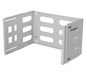 Lanberg Nástěnný držák 19” 6U šedá / Nástěnný držák / 497x400/240 mm / Nosnost 12 kg