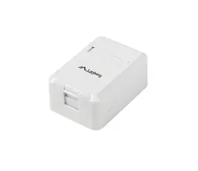 Lanberg Krabice pro keystone modul / Krabice pro keystone / Povrchová montáž / 1 port