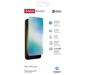 ZAGG InvisibleShield Flex XTR2 ECO / Hybridní ochranné sklo / Samsung Galaxy S23+ / Hexiom technologie