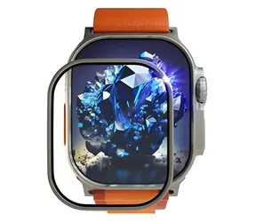Redpoint Safírové sklo s rámečkem Apple Watch Ultra / Ochranné sklo / Safír / Nerezový rámeček