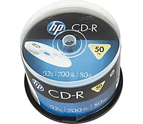 HP CD-R 700MB 52x / Záznamové médium / Spindl / 50 ks