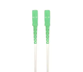 Nedis optický patch kabel SC/APC bílá / Patch kabel / SMF / 100 Gbps / 6 m