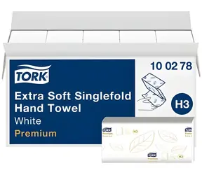 Tork Universal Z H3 extra bílé / Papírový ručník skládaný / ZZ / 2vrstvý