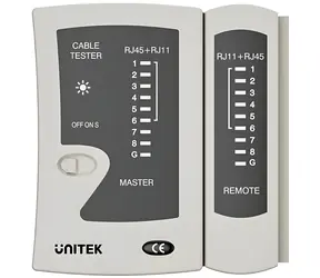 Unitek OT140AGY01 / Tester síťových kabelů / RJ45 / RJ11