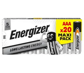 Energizer Everyday AAA (LR03) / Baterie / Alkalické / 20 ks