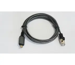 TB Touch RJ-45 - USB-C černá / Datový kabel / Kat6 / 1Gbit / 2 m