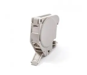 KELine držák na DIN lištu Cat6 STP / Držák / 1x RJ45 stíněný / osazený