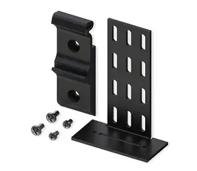 Teltonika držák na DIN lištu Compact černá / Držák na DIN lištu / 53,6x25x77 mm / Ocel S235JR