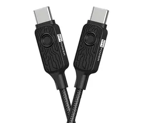 ER Datablocker kabel USB-C/USB-C / Kabel / PD 100W / Blokace přenosu dat / Černá
