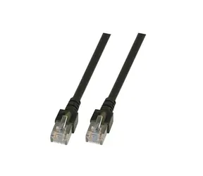 EFB Cat5e SF/UTP černý / Patch kabel / RJ-45 / 25 m / PVC / CCA