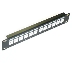 XtendLan / Patch panel / 10" / 12 portů / 1U / Cat6