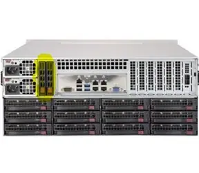 SuperMicro NVMe box 2× 2,5" hotswap / Box / Hot-swap / Oculink / zadní strana