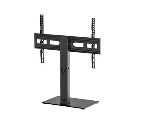 Gembird TVS-D75S-01 černá / Stolní stojan pro TV / 37"-75" / VESA 600x400 mm / nosnost 40 kg / sklopný