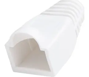 Unitek krytka konektoru RJ45 bílá / Krytka konektoru / 6 mm / 100 ks