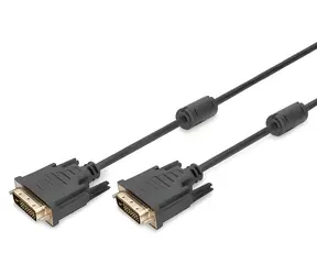 Digitus DVI-D Dual Link kabel černá / Propojovací kabel / DVI-D 24+1 / 5 m / max. 2560×1600 px