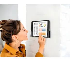 Durable VISIOCLIP stříbrná / Držák tabletu / nástěnný / do 1 kg