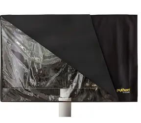 Python obal na TV 55" - 58" černá, průhledná / Ochranný obal / voděodolný IP42 / 132 × 76 cm