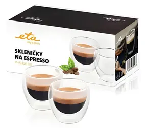ETA 418191000 / Skleničky na espresso / 80 ml / 2 ks