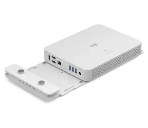 Logitech Tap PC Mount krémová / Držák / Uchycení na PC nebo monitor