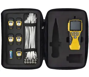 Klein Tools VDV Scout Pro 3 Tester Kit / Tester kabelů / RJ45 + F-konektor / PoE test / délka do 610 m / LCD displej