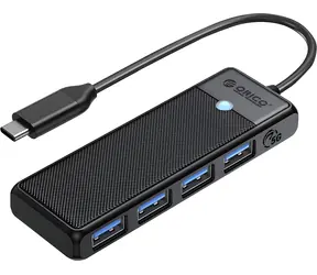 Orico PAPW4A-C3-015 černá / USB hub / 4x USB-A 3.0 / kabel 0,15 m