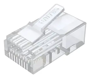 Unitek Konektor RJ45 Pass-Through Cat.6 / Konektor / UTP / 100 ks