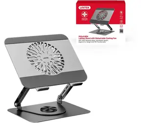 Unitek chladicí podložka pod notebook otočná 360° / Chladicí podložka / pro notebooky 8-17,3"