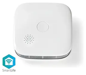 Nedis SmartLife Detektor kouře / Detektor kouře / Wi-Fi / EN 14604 / Napájení z baterie
