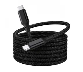 Magnetický kabel USB-C - USB-C 1 m černý / Kabel / USB-C (M) - USB-C (M)